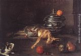 Jean Baptiste Simeon Chardin Canvas Paintings - The Silver Tureen